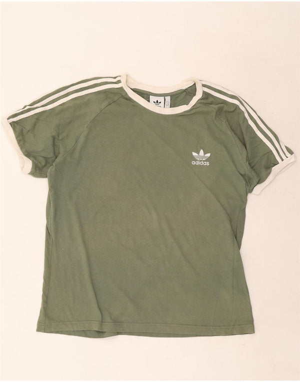 T-shirt da uomo Adidas Top XL in cotone verde