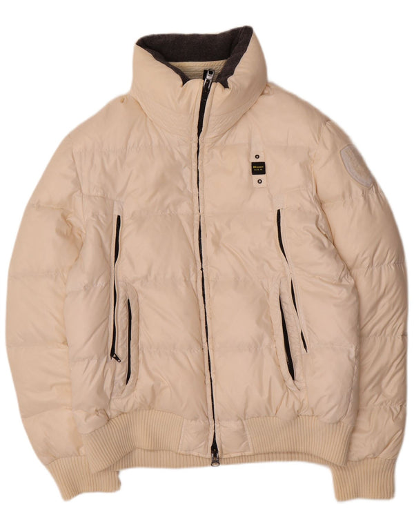 Giacca imbottita da donna Blauer UK 20 2XL Poliammide bianca
