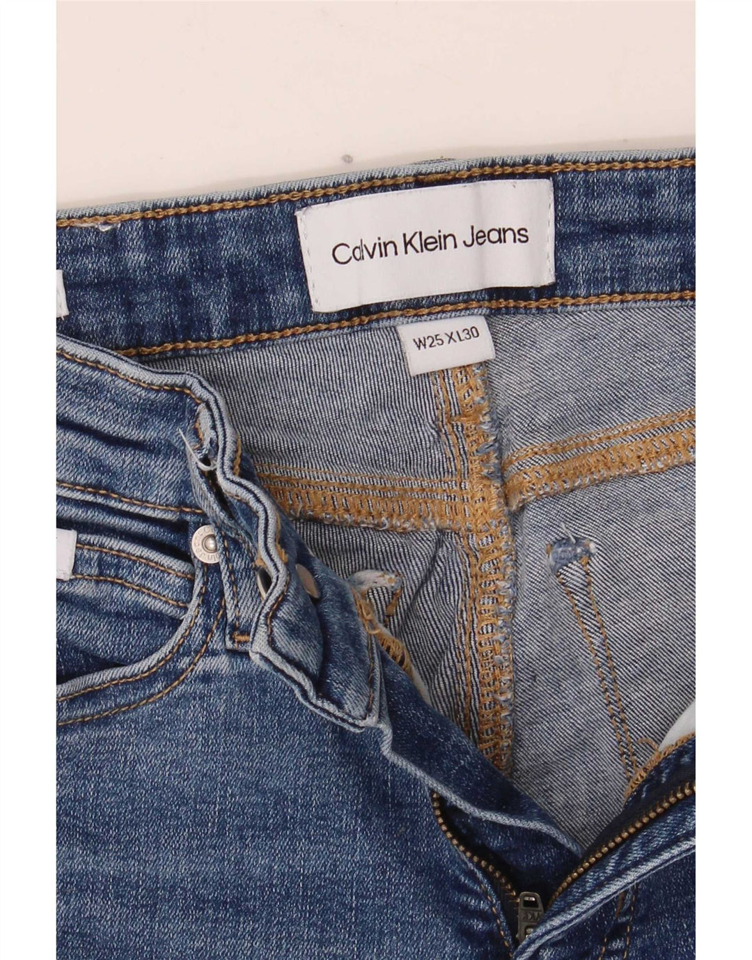 Jeans skinny da donna Calvin Klein W25 L30 Blu