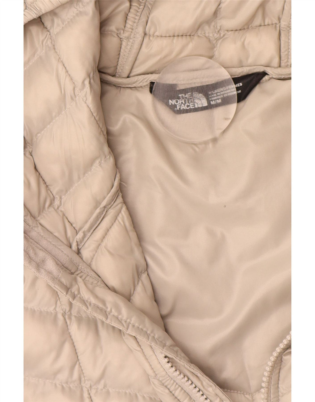 Cappotto imbottito con cappuccio da donna The North Face UK 14 Nylon beige medio
