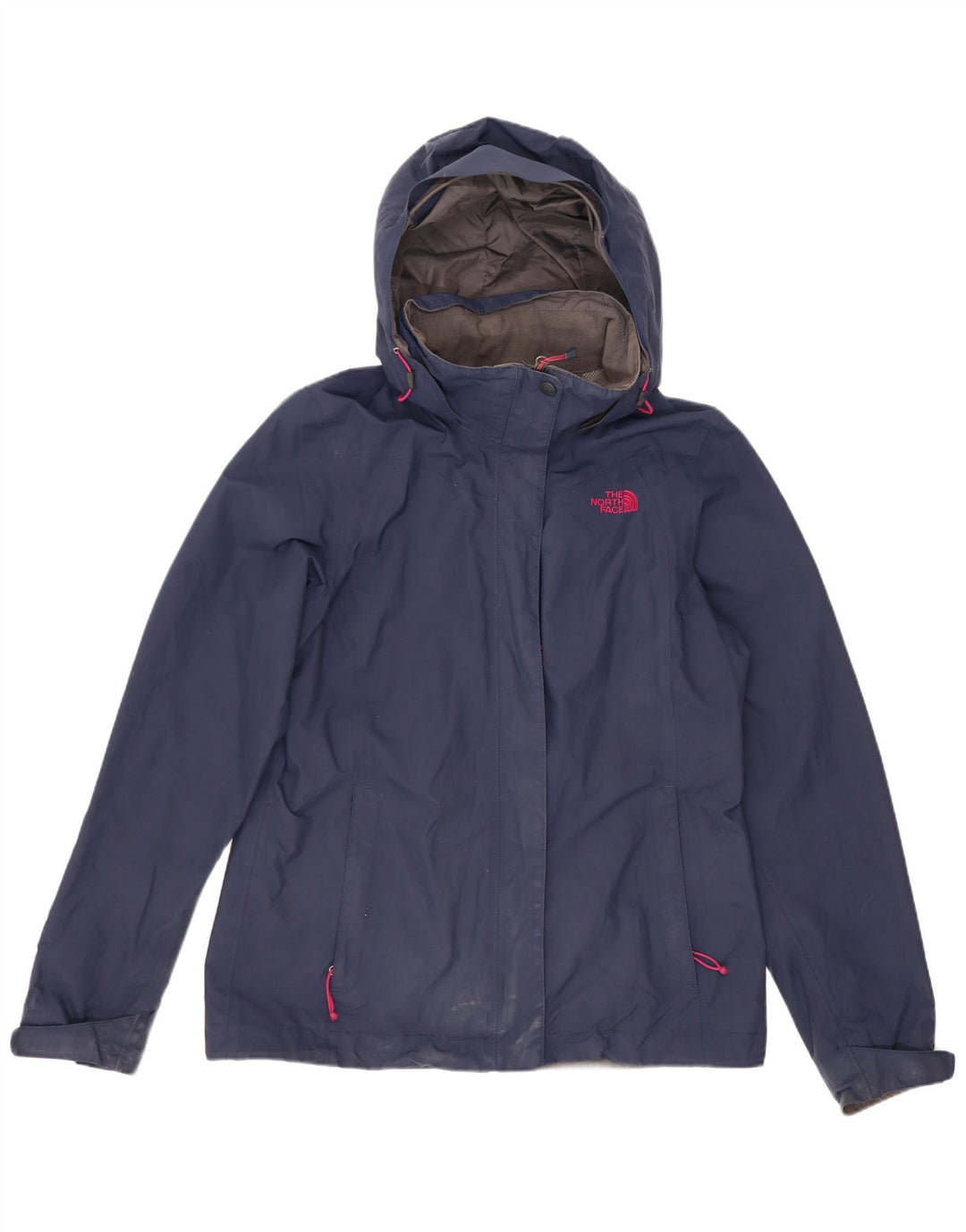 Giacca antipioggia oversize con cappuccio da donna The North Face UK 10 Small Blu Navy