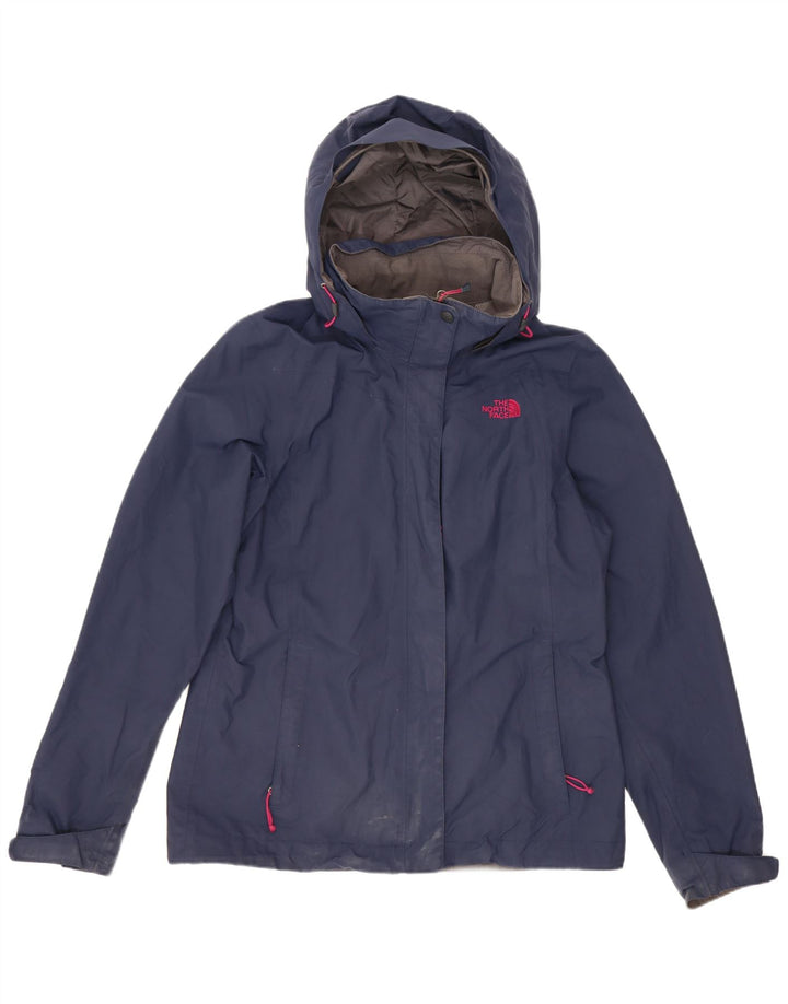Giacca antipioggia oversize con cappuccio da donna The North Face UK 10 Small Blu Navy