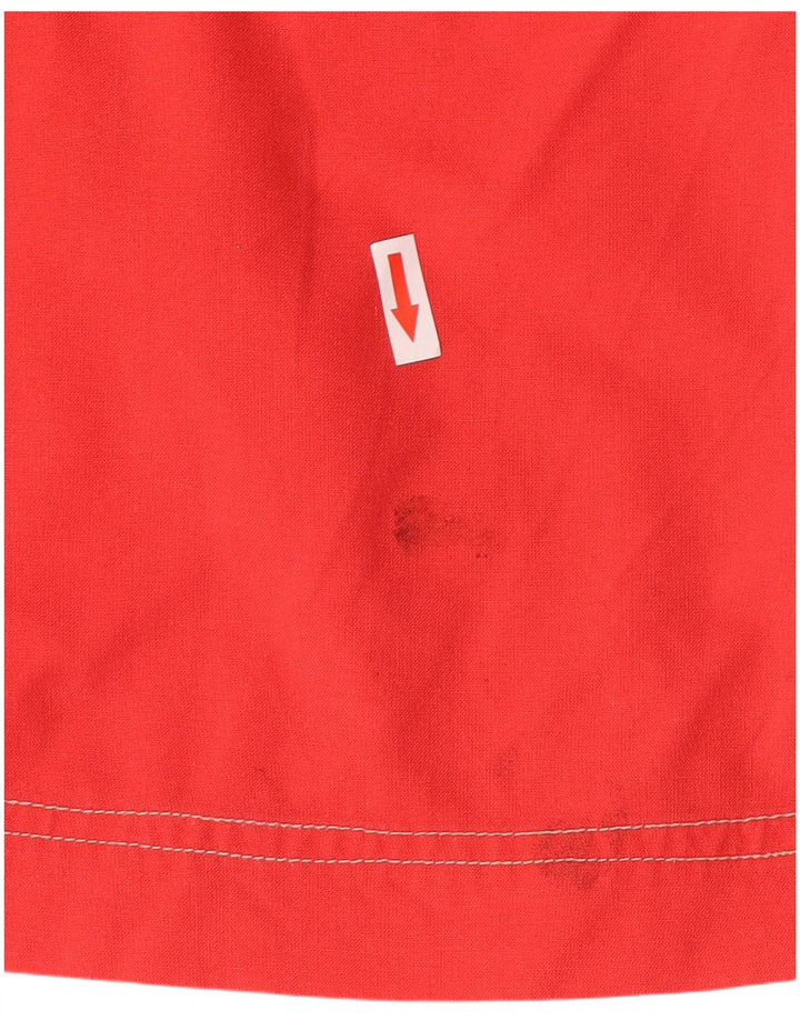 Pantaloncini casual vintage da donna IT 42 medi W30 rossi