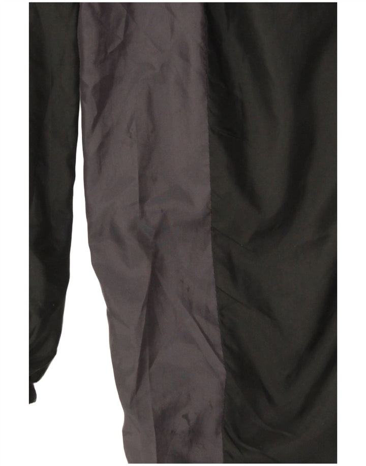 Giacca sportiva da uomo con cappuccio PUMA grande, poliestere color block nero