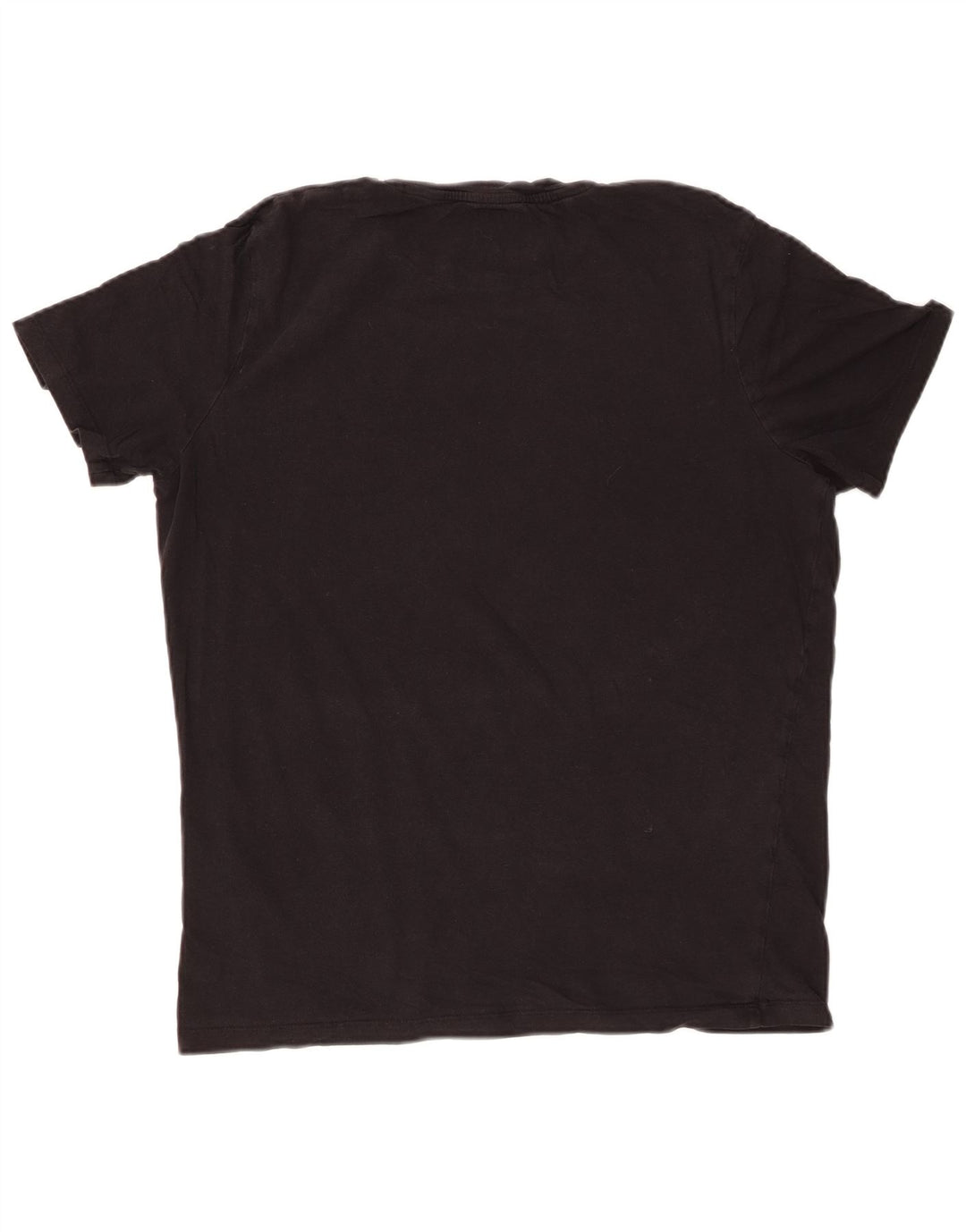 JACK & JONES T-shirt da uomo grande grande in cotone nero