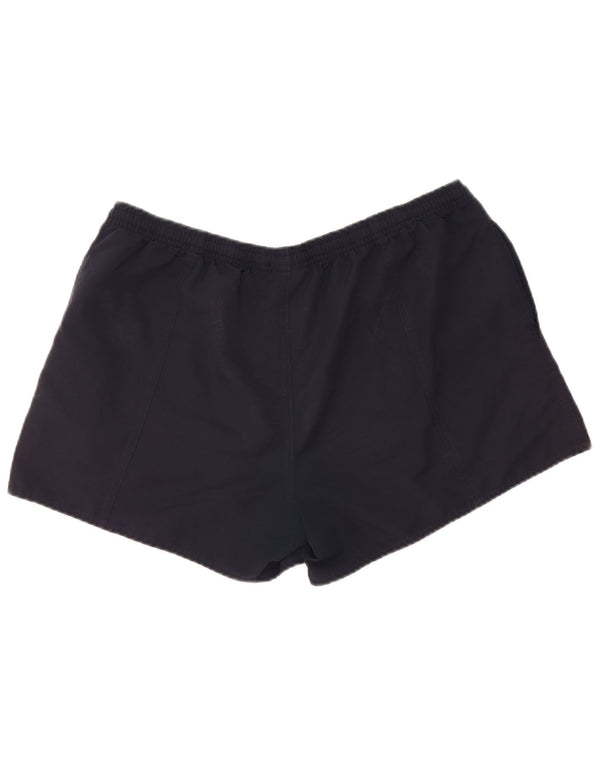 Pantaloncini sportivi Reebok da donna UK 16 Large blu navy in poliestere