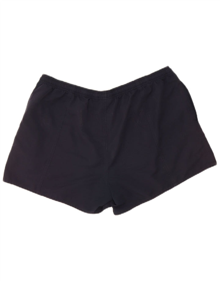 Pantaloncini sportivi Reebok da donna UK 16 Large blu navy in poliestere