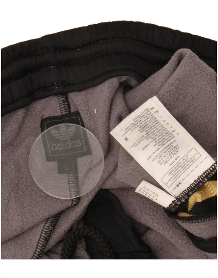 Pantaloni da tuta da donna ADIDAS UK 16 grandi in nylon nero