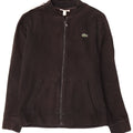 Giacca da tuta da uomo LACOSTE taglia 3 piccola in cotone nero