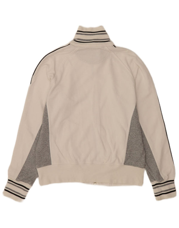 Giacca da tuta da donna Champion UK 16 Large in cotone color block bianco