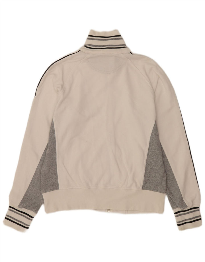Giacca da tuta da donna Champion UK 16 Large in cotone color block bianco