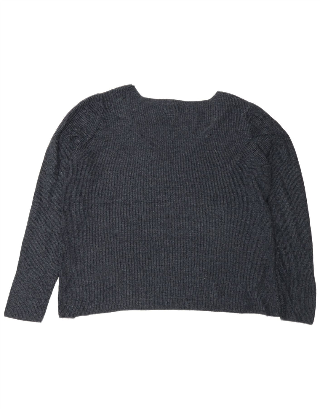 Maglione maglione oversize con scollo a V da donna Fat Face UK 12 Medio Blu navy