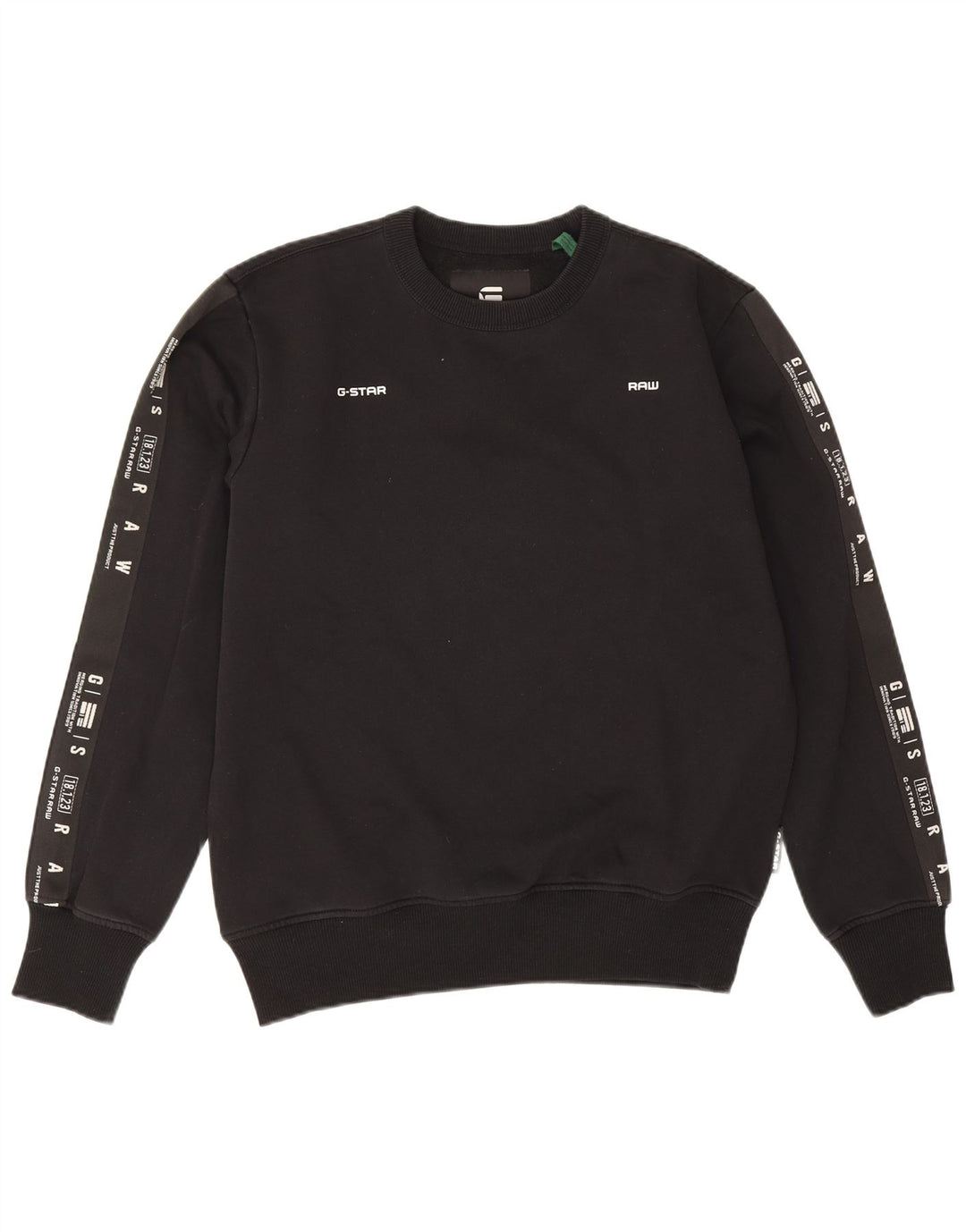 Felpa grafica da uomo G-Star Maglione cotone nero medio