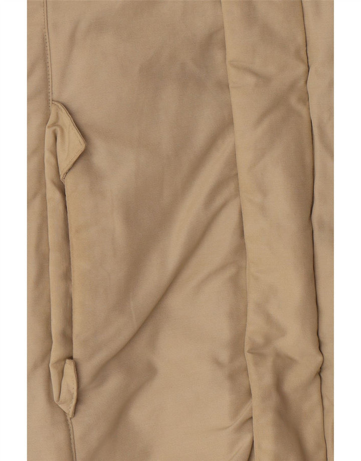 Cappotto imbottito con cappuccio da donna Woolrich UK 12 Cotone beige medio