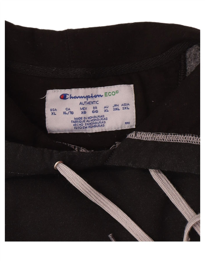 Felpa con cappuccio da uomo Champion XL nera