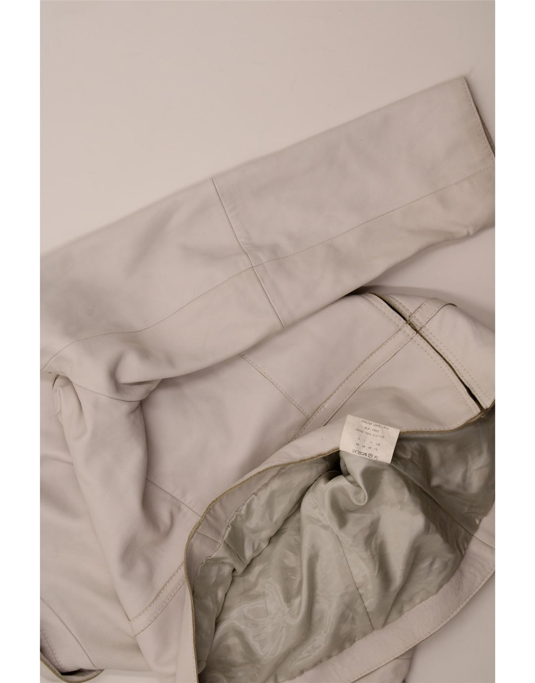 JAKE'S Womens Leather Jacket UK 18 XL Grey Leather Vintage Jake's and Second-Hand Jake's from Messina Hembry 