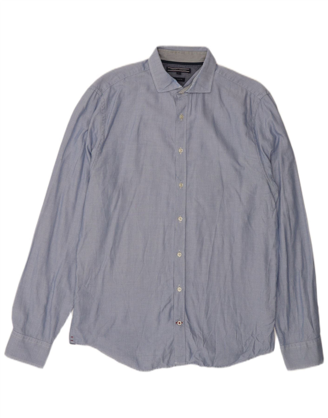 TOMMY HILFIGER Camicia da uomo New York Fit grande cotone blu