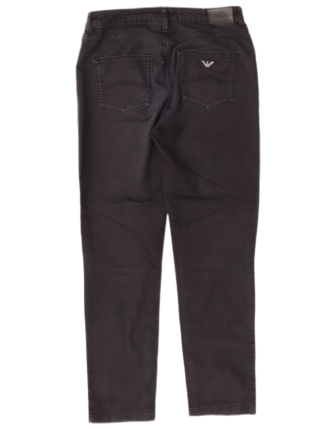 Jeans affusolati da donna ARMANI W29 L27 cotone nero