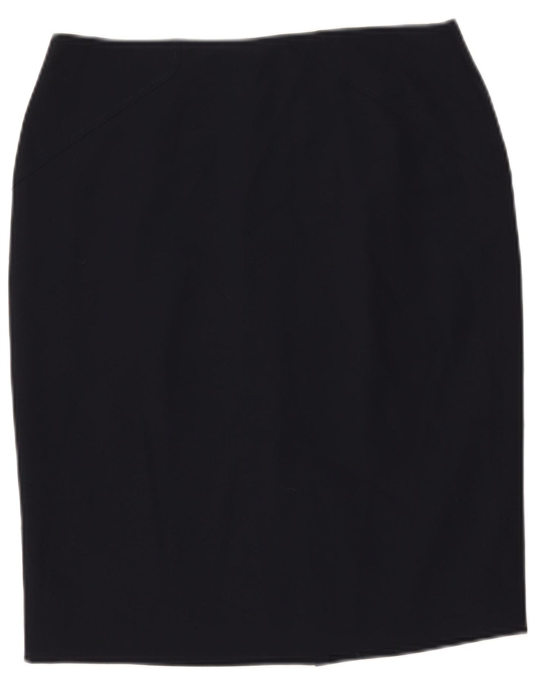 Gonna a tubino da donna John Lewis UK 12 media W30 poliestere blu navy