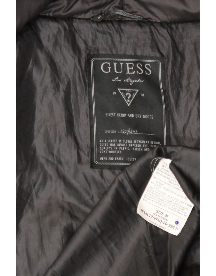 Giacca imbottita da donna Guess UK 14 media nera in poliammide