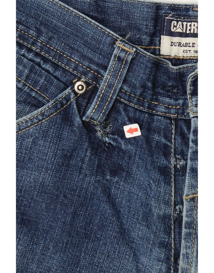 Jeans dritti cargo da uomo Caterpillar W28 L31 cotone blu