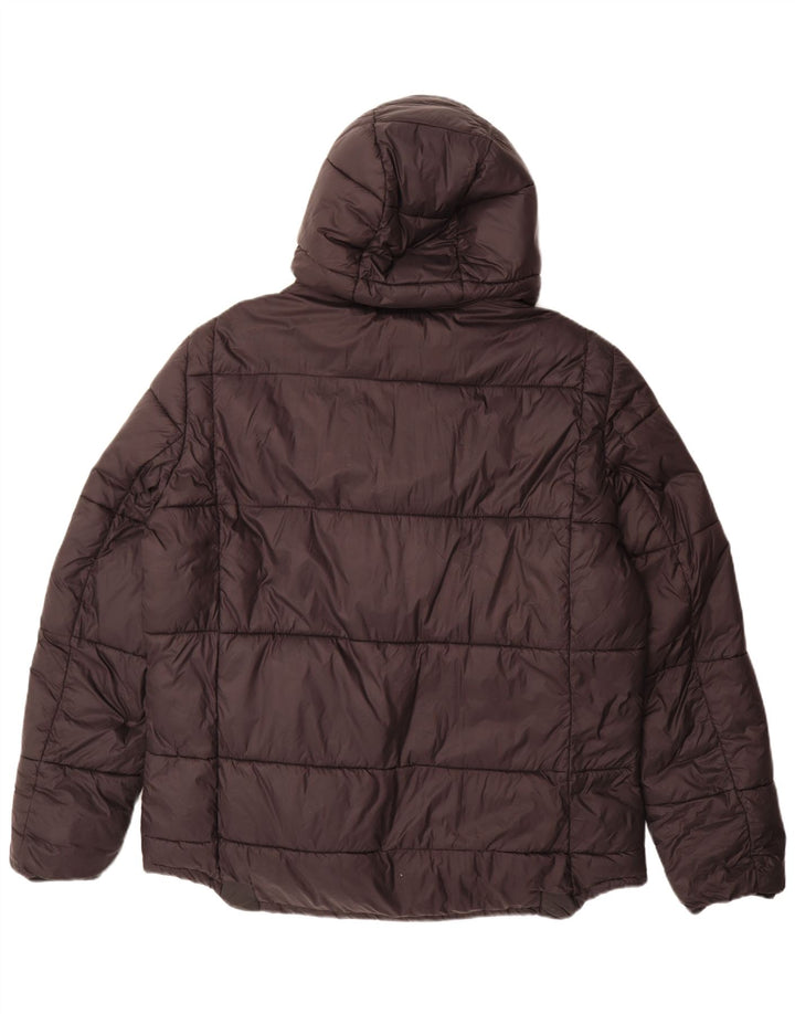 Giacca imbottita con cappuccio da uomo Barbour UK 42 XL nera in poliammide