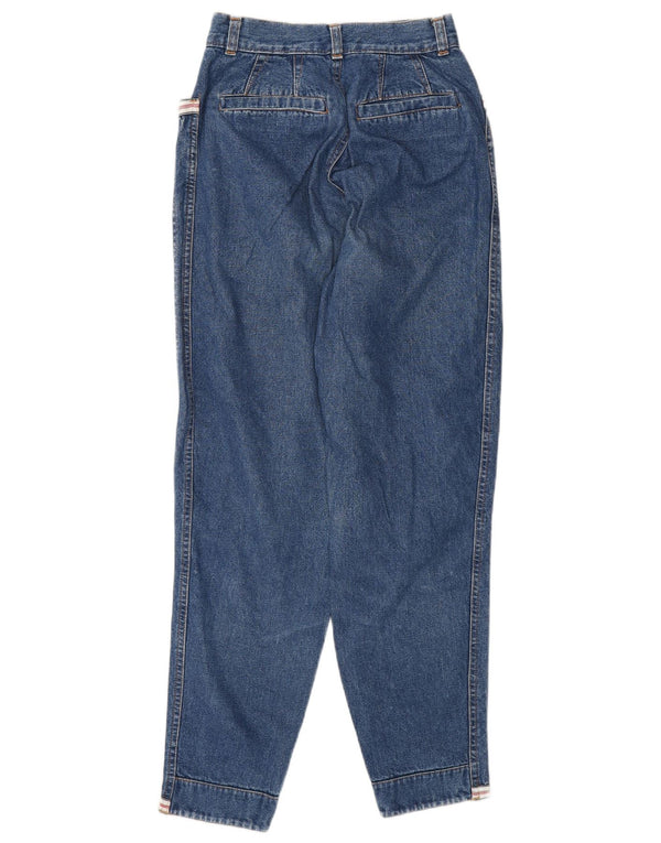 Jeans affusolati a vita alta da donna Wampum IT 42 medio W28 L28 cotone blu