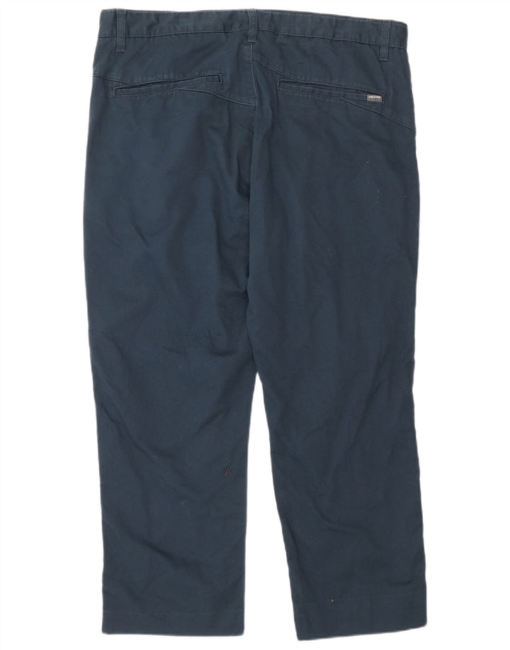 Pantaloni chino dritti da uomo Volcom W36 L26 Blu Navy
