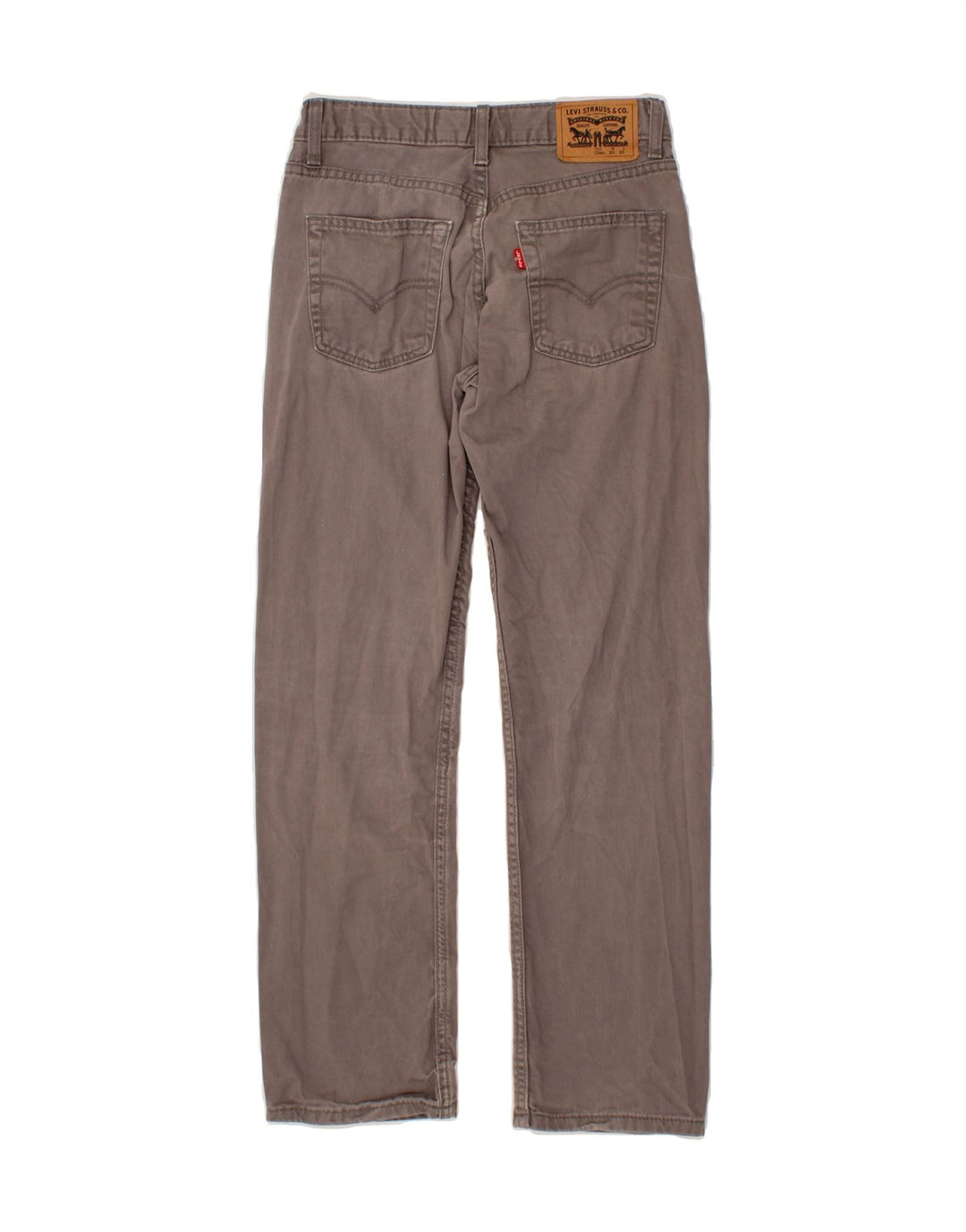 LEVI'S Boys 514 Straight Jeans 11-12 Years W26 L26 Grey Vintage Levi's and Second-Hand Levi's from Messina Hembry 