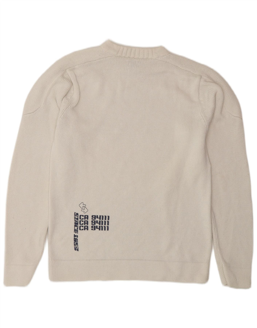 Maglione girocollo con grafica da uomo Levi's piccolo in cotone bianco