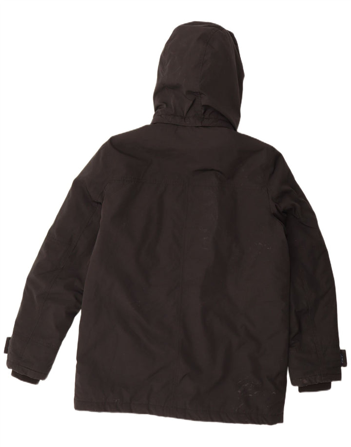 Giacca imbottita con cappuccio da uomo Tommy Hilfiger UK 42 XL poliestere nero