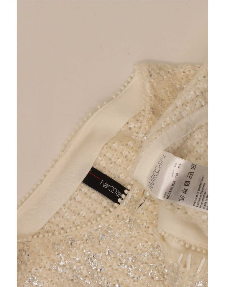 Marc Cain Giacca blazer da donna a 4 bottoni taglia 6 XL Acrilico bianco