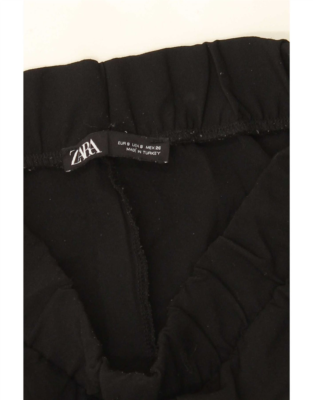 Pantaloni da tuta da donna Zara, pantaloni da jogging, piccoli, in poliestere color block nero