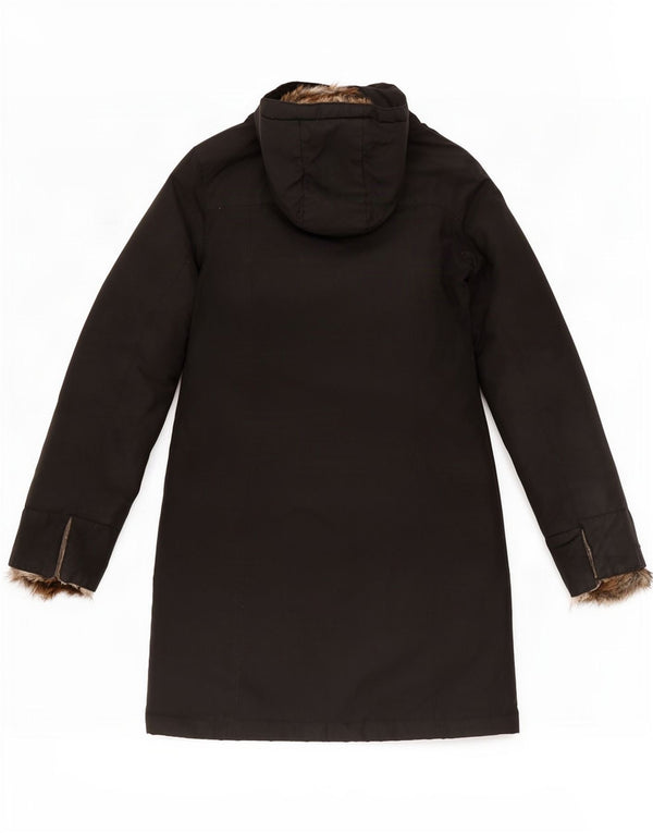 Woolrich Womens Hooded Padded Coat UK 6 XS Black