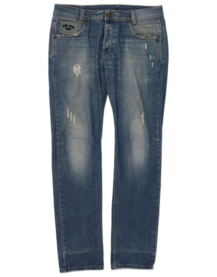 PEPE Jeans Jeans slim effetto consumato da donna W34 L34 cotone blu