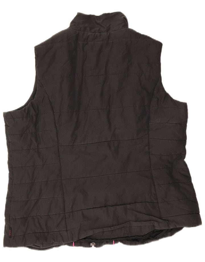 Gilet imbottito da donna Marks & Spencer UK 18 XL poliestere nero