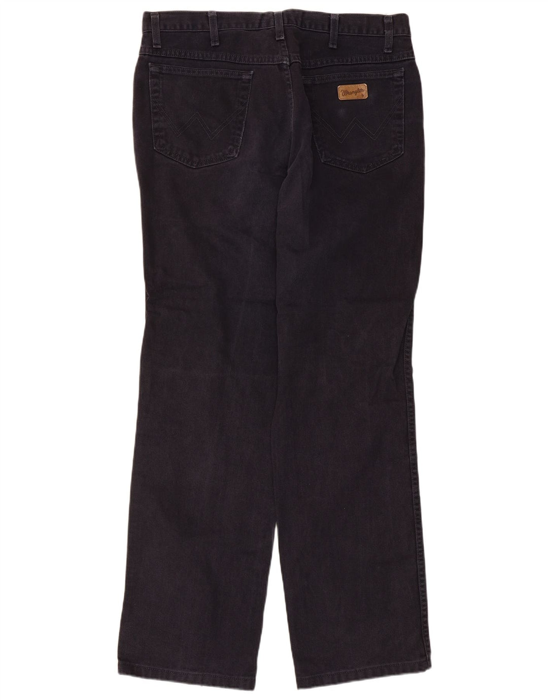 Jeans dritti da uomo Wrangler W36 L32 cotone blu navy