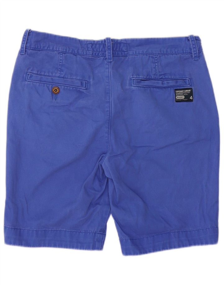 Pantaloncini chino da uomo SUPERDRY medi W32 in cotone blu