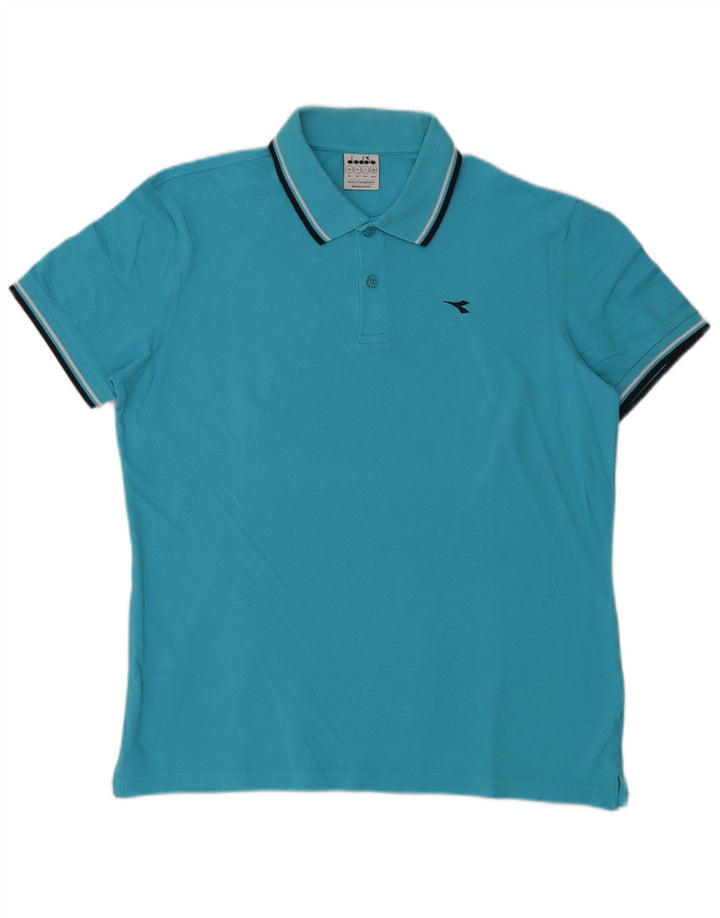 Polo Diadora Uomo XL Blu