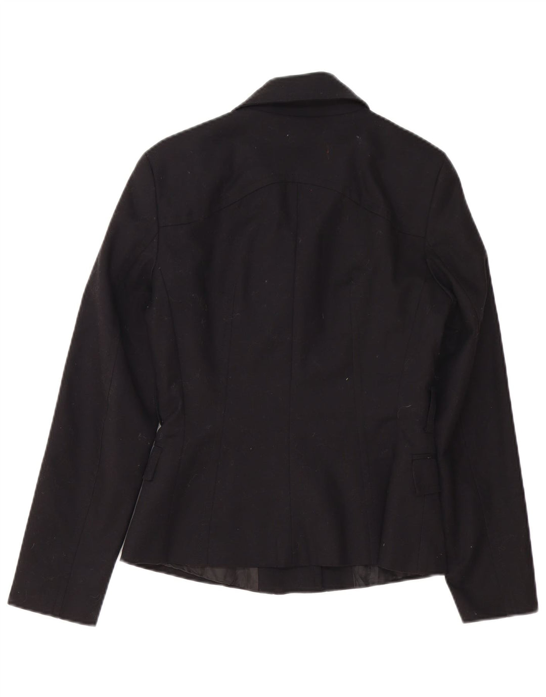 Giacca blazer con zip intera da donna Zara UK 10 piccola in cotone nero