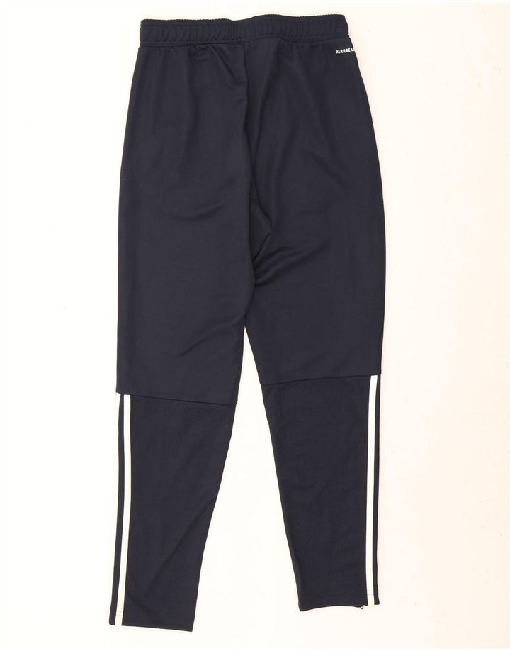 Pantaloni da tuta Adidas Aeroready da uomo medio poliestere blu navy