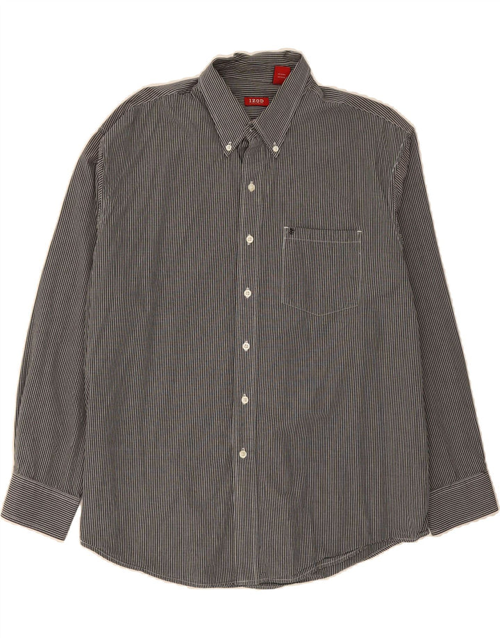 IZOD Mens Shirt XL Black Check Cotton Vintage Izod and Second-Hand Izod from Messina Hembry 