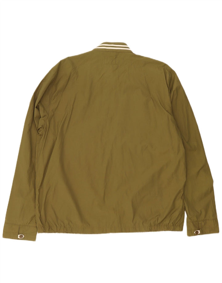 PENGUIN Giubbotto bomber da uomo UK 42 XL Nylon a righe kaki