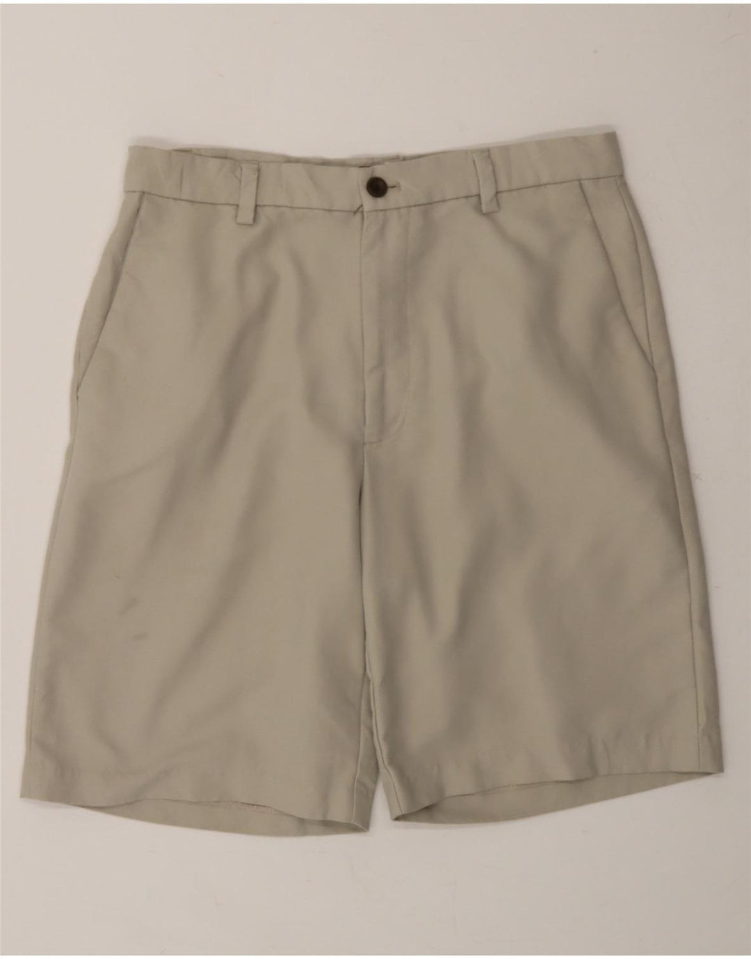 CHAPS Mens Chino Shorts W32 Medium Beige Polyester Vintage Chaps and Second-Hand Chaps from Messina Hembry 