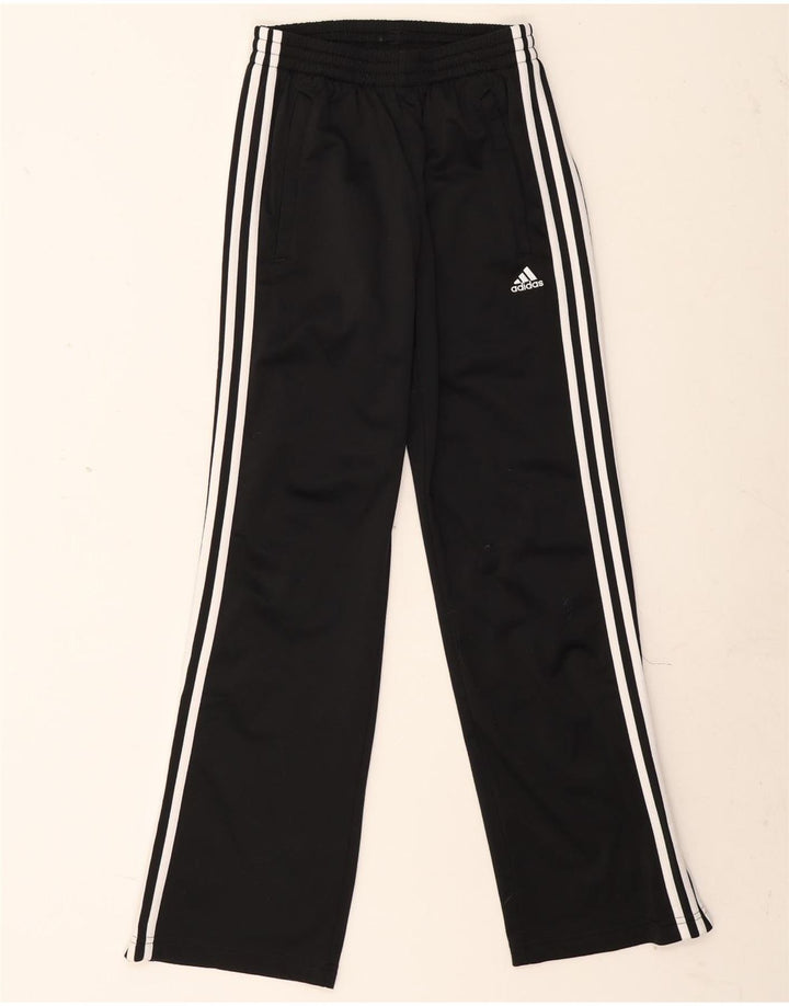 Pantaloni della tuta Adidas da ragazzo Clima 365 13-14 anni in poliestere nero