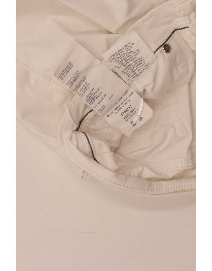 Pantaloncini casual da donna Tommy Hilfiger medi W29 cotone bianco