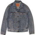 Giacca in denim da donna Levi's UK 10 piccola in cotone blu