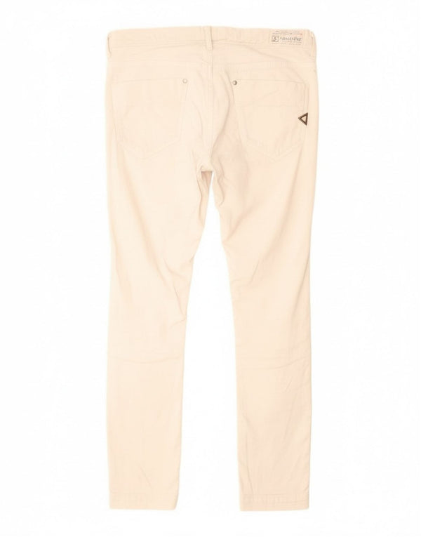 Jeans slim da donna Meltin' Pot W36 L34 cotone bianco