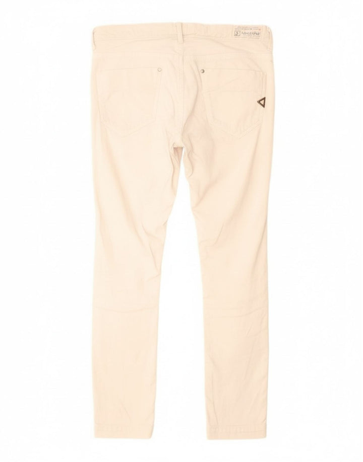 Jeans slim da donna Meltin' Pot W36 L34 cotone bianco