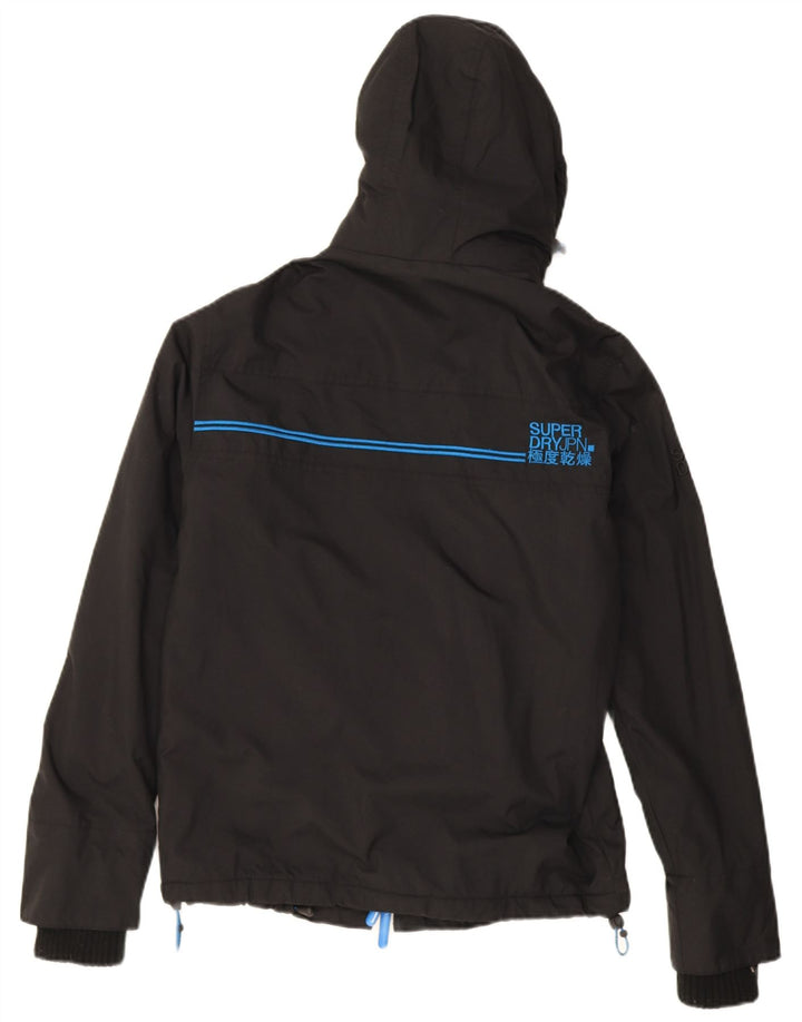 Giacca a vento da uomo Superdry The Windcheater Graphic UK 36 piccola nera